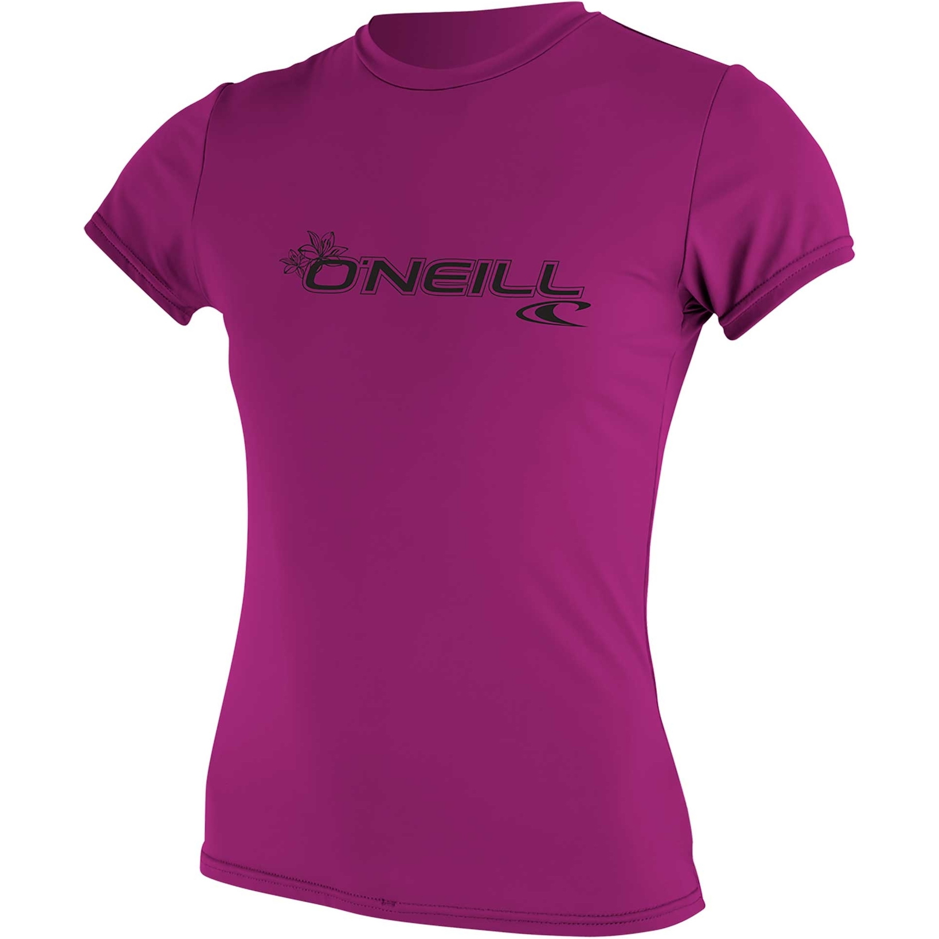 2026 O'Neill Womens Basic Skins Short Sleeve Rash Tee 3547 - Fox Pink